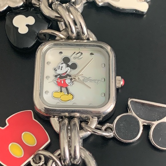 Mickey Mouse Disney charm bracelet with watch - Picture 3 of 4